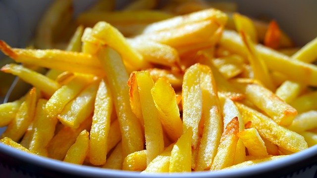 frites dorées et fondantes